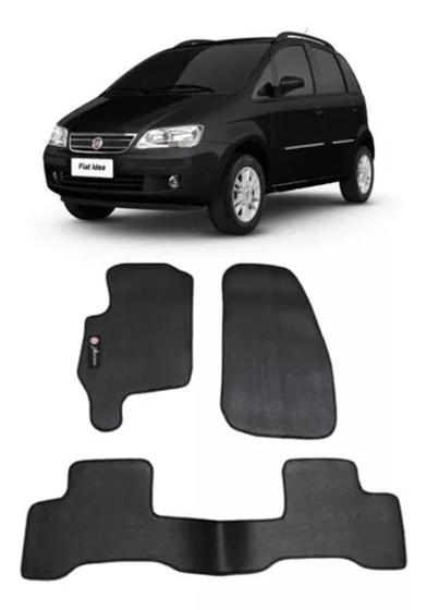 Jogo Tapete Borracha Com Bordado Fiat Idea 2005 - 2014 - 800.411 Menor preço em Jogo Tapete Borracha Com Bordado Fiat Idea 2005 - 2014 - 800.411