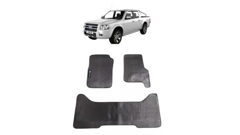 Imagem de Jogo Tapete Borracha Ford Ranger C Dupla 1995/2011 C Bordado - 800.205