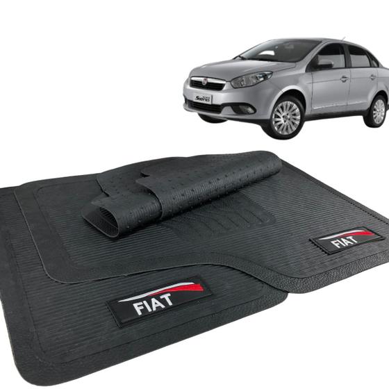 Jogo Tapete Borracha Grand Siena 2012 2013 2014 2015 - FIAT