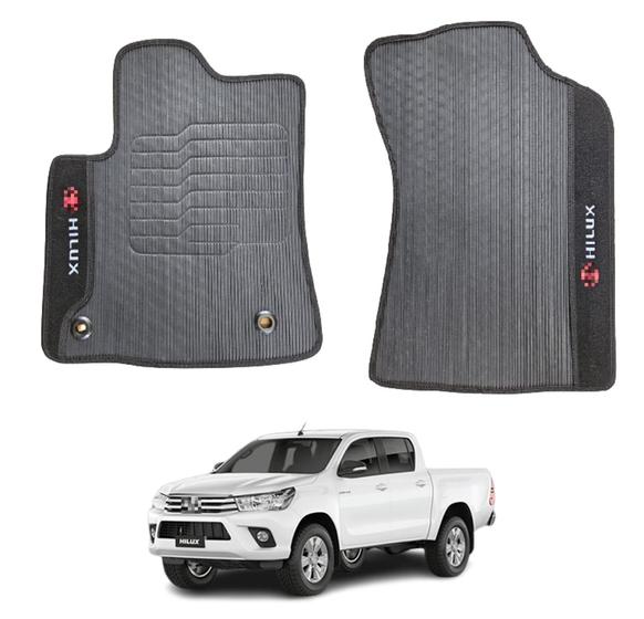 Imagem de Jogo Tapete Borracha Para Hilux CD SRX 4x4 2016 2017 2018