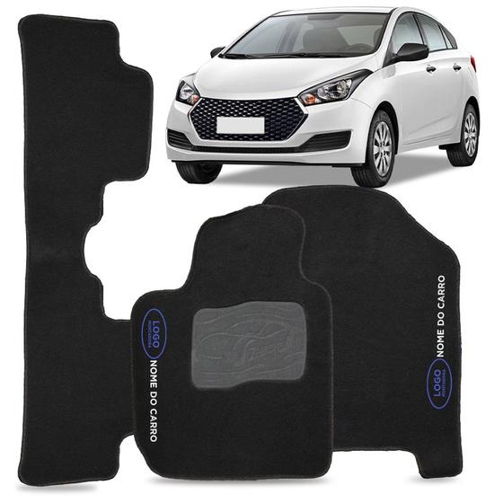 Jogo Tapete Carpete Automotivo Compatível para Hb20 Hatch 2012 a 2019 Preto 3 Peças Menor preço em Jogo Tapete Carpete Automotivo Compatível para Hb20 Hatch 2012 a 2019 Preto 3 Peças