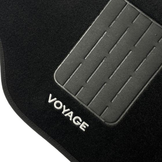 Imagem de Jogo Tapete Carpete Automotivo Voyage G5 Preto 5 Peças