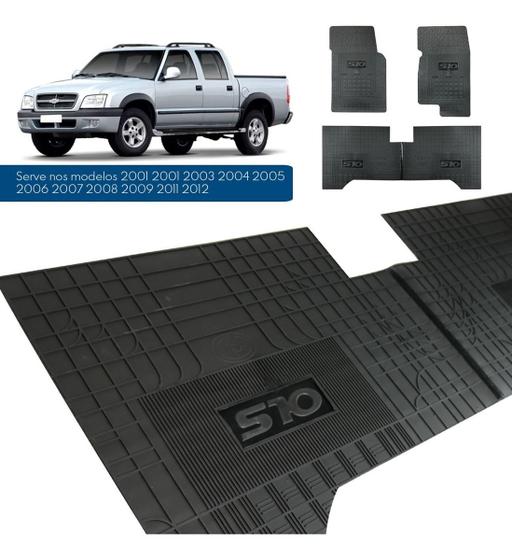 Jogo Tapete Interno Chevrolet S-10 S10 Cab Dupla 2001 a 2012 Menor preço em Jogo Tapete Interno Chevrolet S-10 S10 Cab Dupla 2001 a 2012
