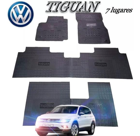 Imagem de Jogo Tapete Interno Reforçado Tiguan 7 Lug 2018 Em Diante