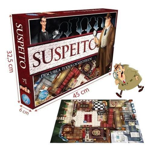 Jogo Tipo Detetive O Suspeito Descubra Mistérios Tabuleiro Menor preço em Jogo Tipo Detetive O Suspeito Descubra Mistérios Tabuleiro