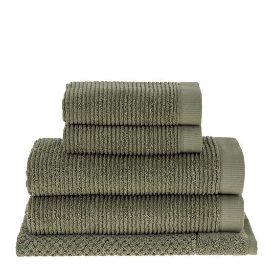 Imagem de jogo toalhas banho buddemeyer 5p dual rib verde