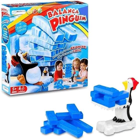 Imagem de Jogo Torre do Equilíbrio Balança Pinguim Multikids