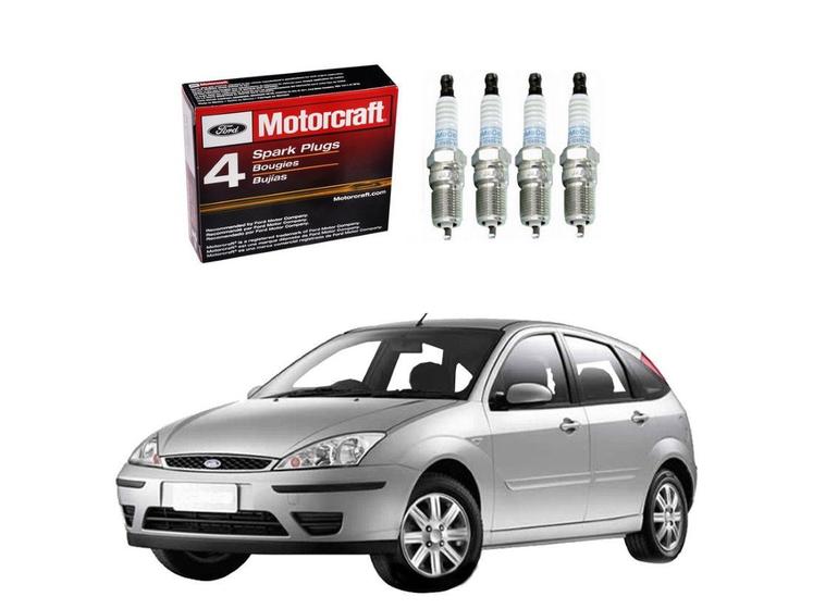 Jogo velas ignição motorcraft ford focus 2.0 16v duratec 2005 a 2008 ...