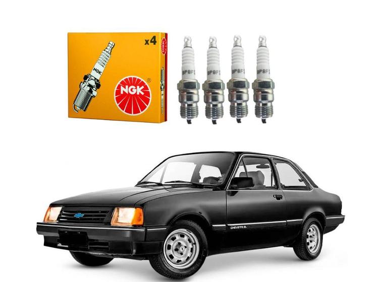 Imagem de Jogo velas ignição ngk chevrolet chevette 1.0 1.4 1.6 1985 a 1993