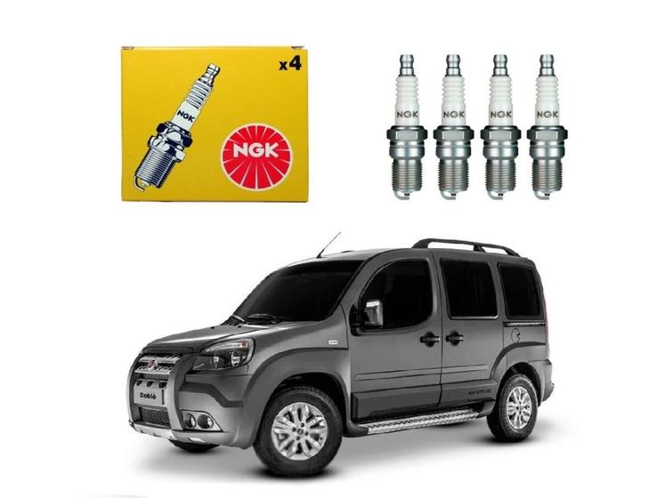 Imagem de Jogo velas ignição ngk fiat doblo adventure 1.8 16v 2015 a 2021