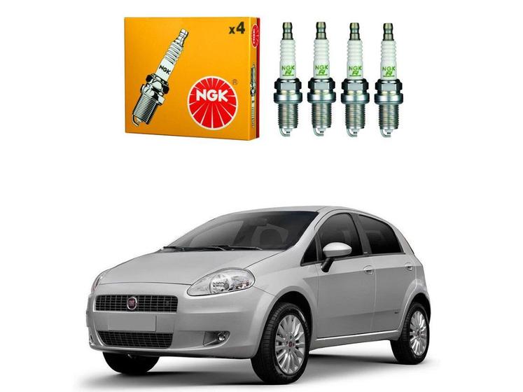 Imagem de Jogo velas ignição ngk fiat punto 1.4 8v 2007 a 2011