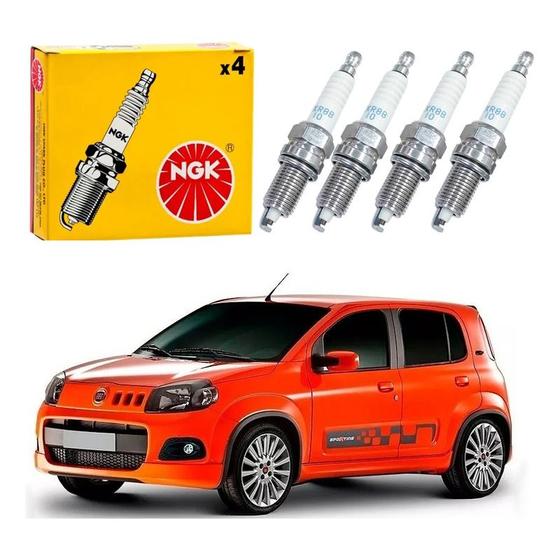 Imagem de Jogo Velas Ignição Ngk Fiat Uno Sporting 1.4 2010 A 2016