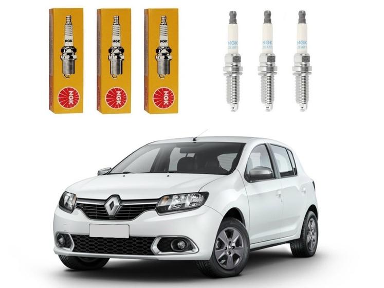 Imagem de Jogo velas ignição ngk renault sandero 1.0 12v 2017 a 2020