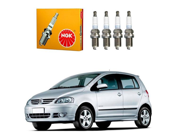 Imagem de Jogo velas ignição ngk volkswagen fox 1.0 8v 1.6 8v 2008 a 2010