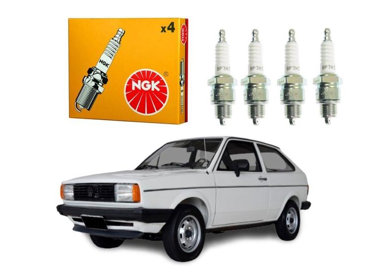 Imagem de Jogo velas ignição ngk volkswagen gol 1600 alcool 1983 a 1985