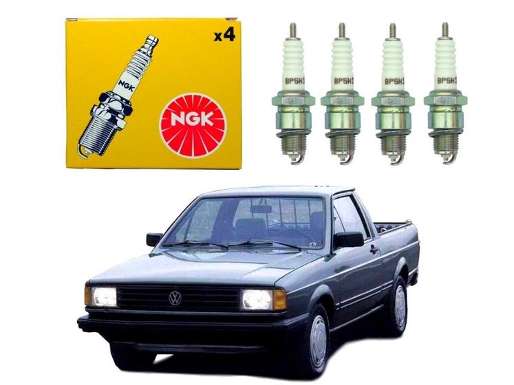 Imagem de Jogo velas ignição ngk volkswagen saveiro 1600 gasolina 1980 a 1985