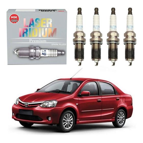 Imagem de Jogo Velas Ngk Etios Sedan 1.3 1.5 16v 2012 A 2016