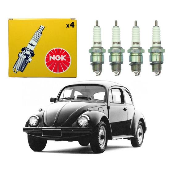 Imagem de Jogo Velas Ngk Fusca 1300 1500 1600 Gasolina 1969 A 1983