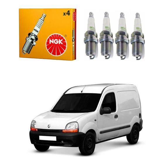 Imagem de Jogo Velas Ngk Kangoo 1.0 8v 2002 A 2007