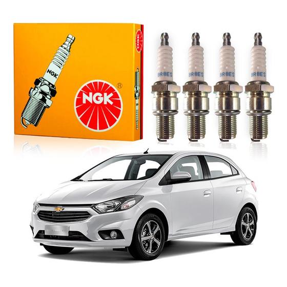 Imagem de Jogo Velas Ngk Onix 1.0 8v Spe Flex 2016 A 2019