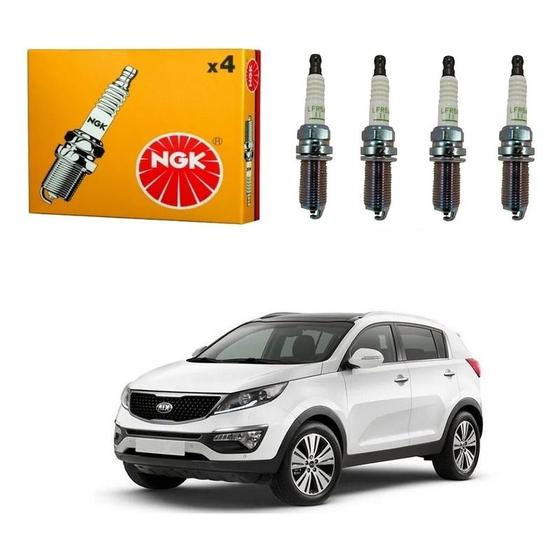 Imagem de Jogo Velas Ngk Sportage 2.0 16v Gasolina 2011 A 2014