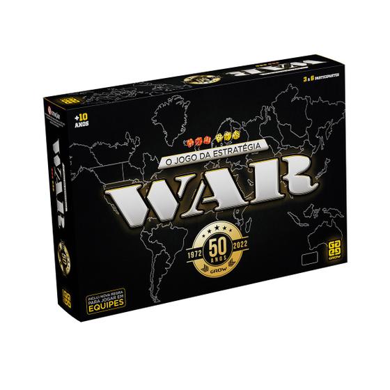 Jogo War Eição 50 Anos Tabuleiro Grow Estratégia Menor preço em Jogo War Eição 50 Anos Tabuleiro Grow Estratégia