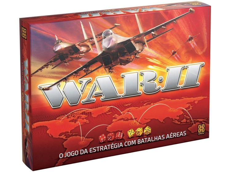 Imagem de Jogo War II Tabuleiro  - O Jogo da Estratégia com Batalhas Aéreas Grow