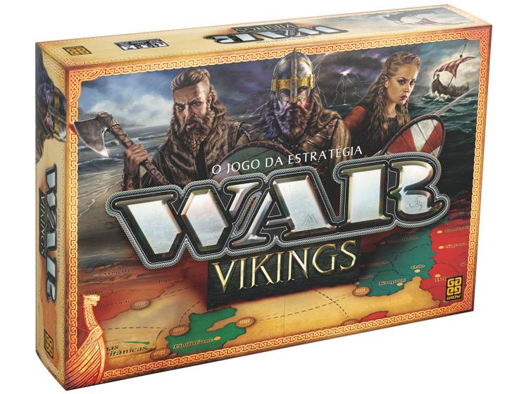 Jogo War Vikings Tabuleiro O Jogo da Estratégia Menor preço em Jogo War Vikings Tabuleiro O Jogo da Estratégia