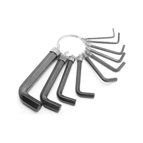 Imagem de Jogos de Chave Allen Curta com Argola 1 a 10mm - TaTools
