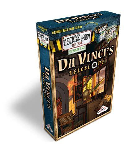 Imagem de Jogos de Identidade www.identity games.com Escape Room O Pacote de Expansão do Jogo  Da Vinci's Telescope  Solve The Mystery Board Game para Adultos e Adolescentes (Versão em Inglês)