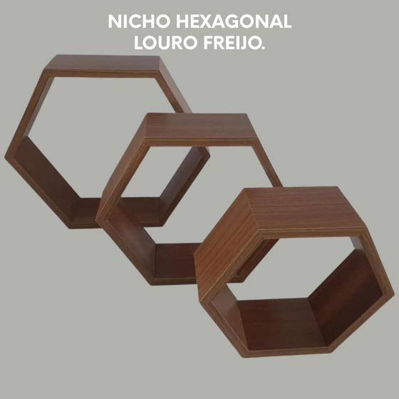 Imagem de Jogos de nichos Hexagonais em mdf