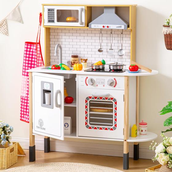 Imagem de Jogue Kitchen TINYSURE Tinysure com luzes, sons e comida de brinquedo