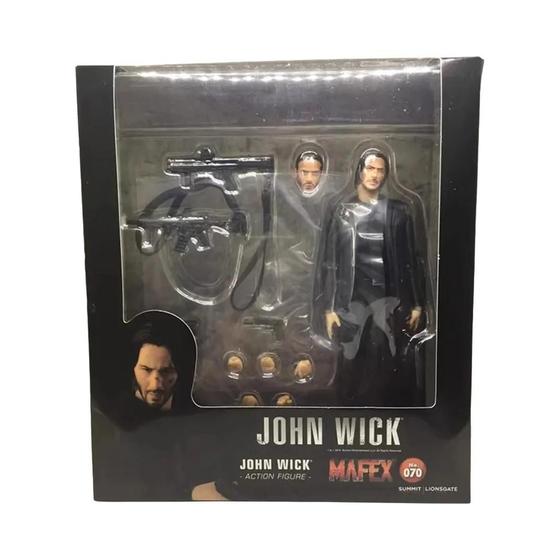 Imagem de John Wick Action Figure Mafex 085 Modelo Articulado Colecionável Decoração De Casa Brinquedo Para