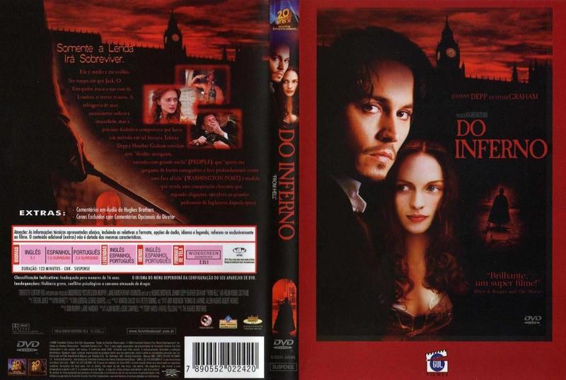 Imagem de Johnny Depp Mary Kelly Londres Inspetor Polícia DVD