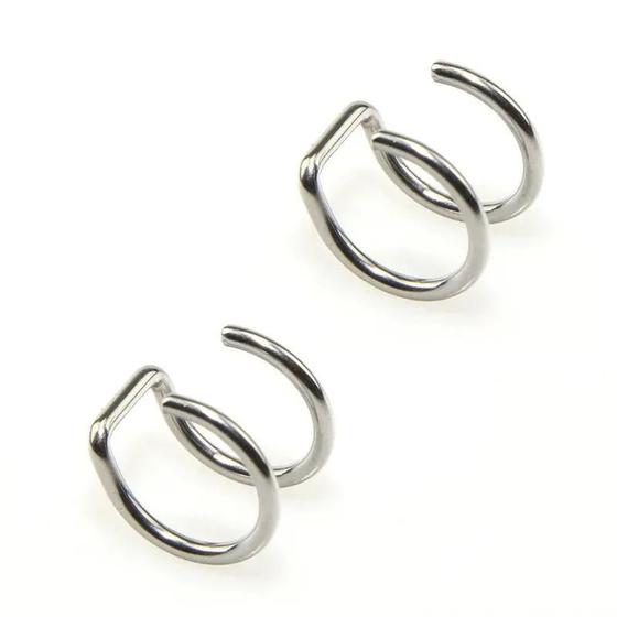 Imagem de Joia De Piercing De Orelha Falsa Em Aço Inoxidável 316L, Clipe De Orelha, Anel Labial, Não Piercing,