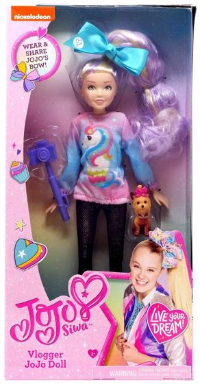 Imagem de JoJo Siwa 10-Inch Fashion Vlogger Boneca Articulada em Roupa de Unicórnio, Inclui Acessórios de Câmera e Bow Bow Bow, por Just Play