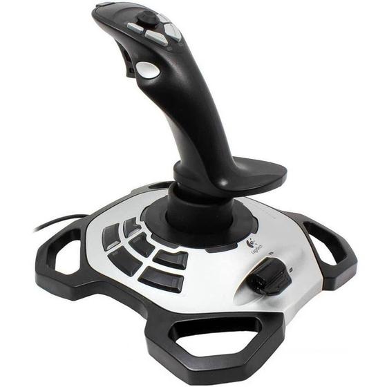 Joystick Logitech Usb Extreme 3D Pro para windows 963290-0403 Menor preço em Joystick Logitech Usb Extreme 3D Pro para windows 963290-0403