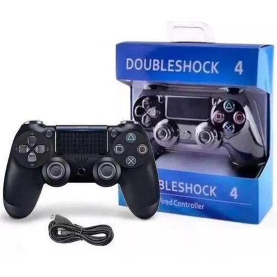 Imagem de Joystick Preto Sem Fio Jogos Em Console E Computador Entrega