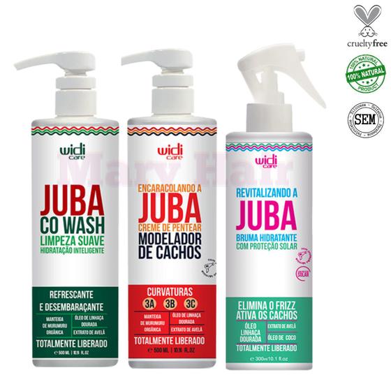 Imagem de Juba Co Wash + Encaracolando A Juba + Bruma Hidratante Widi Care