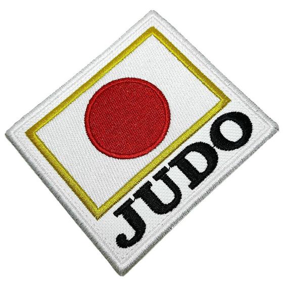 Imagem de Judô bandeira Japão patch bordado passar a ferro ou costurar