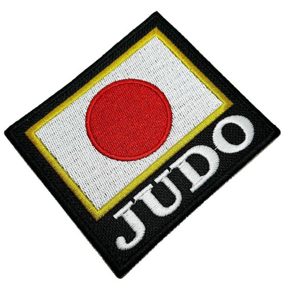 Imagem de Judô bandeira Japão patch bordado passar a ferro ou costurar