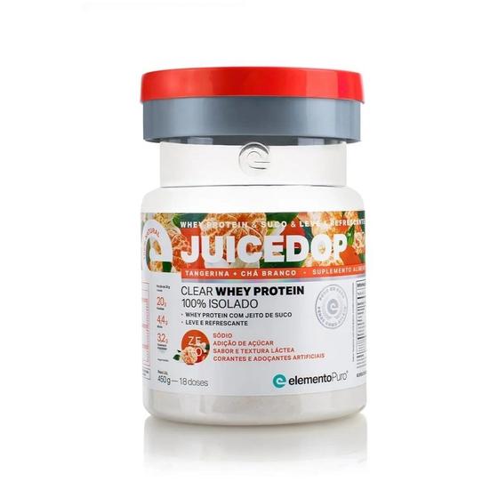 Imagem de JuiceDop (450g) - Sabor: Tangerina + Chá Branco