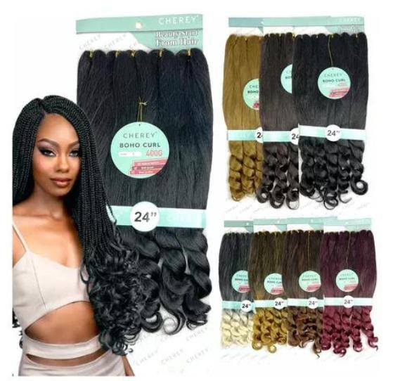 Imagem de Jumbo Boho Curl - 400gr Cherey-Fibra Sintética