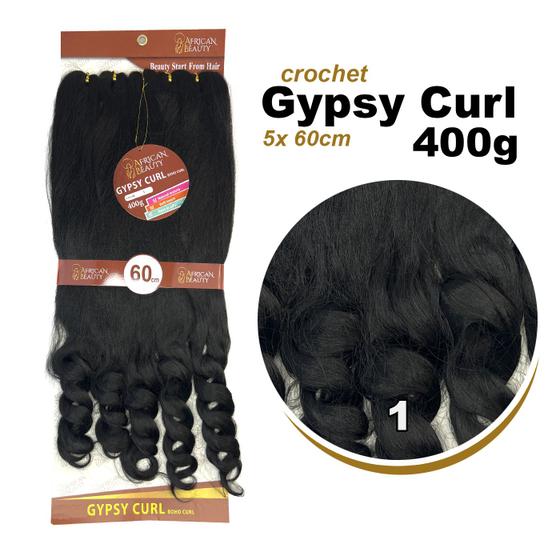 Imagem de Jumbo Gypsy Curl Trança Crochet Braid Boho 400 Gr Premium