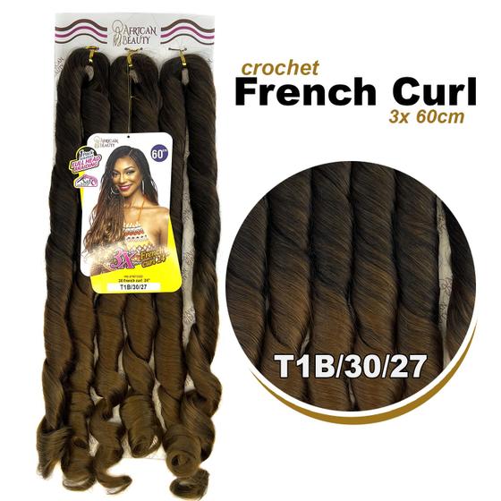 Imagem de Jumbo Para Tranças Cabelo French Curl Fibra Sintética Premium