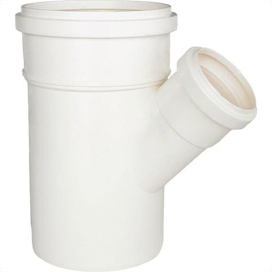 Imagem de Juncao Esgoto Plastilit 100 X 50 Branco - Kit C/10 Unidades