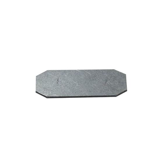 Imagem de Junção Reta Aço Galvanizado p/ Rodapé Orion 40x13mm Homeney