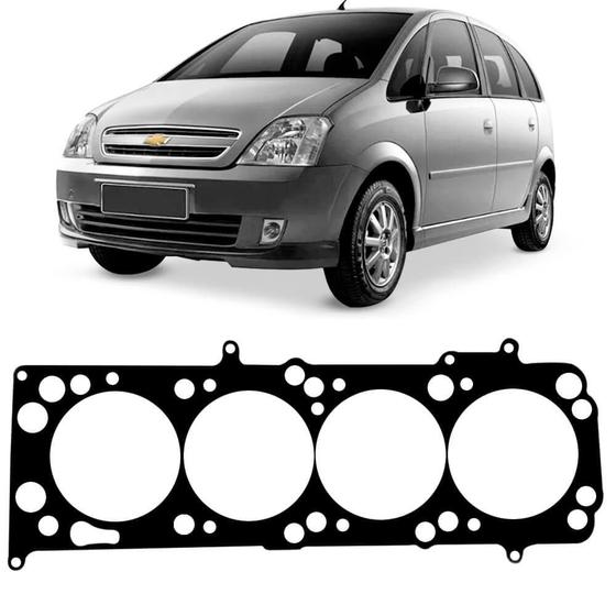 Imagem de Junta Cabeçote Motor Meriva 1.8 8v 2006 a 2012 Metálica Sabó