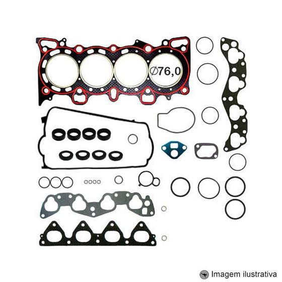 Imagem de Junta Motor Superior Cabeçote Baspack Honda Civic 1.5 16V D15B1 D15B2 D16A6 D16A7 D16Z1 Z2 D15B6 D15B7 D15B8 Sohc