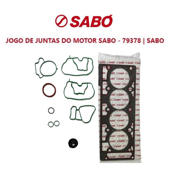 Imagem de Junta Motor Superior Sabó Ford Focus Gl Zetec Rocam 1.6 L 8V Sohc L4 A 2003 A 2007